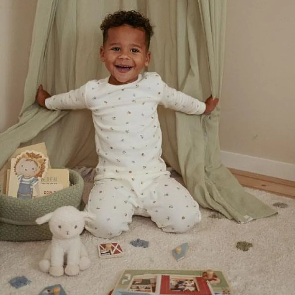 Tweedelige pyjama - Wit - Forest Friends - Forest Treasures