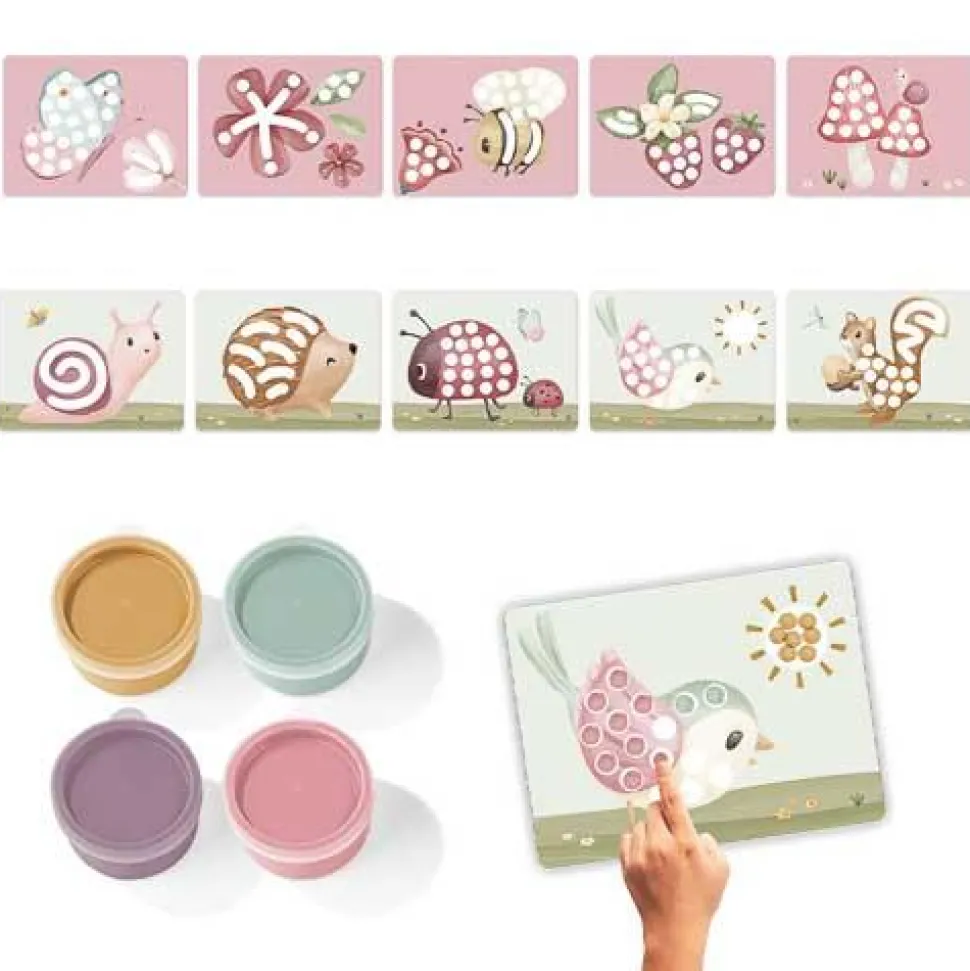 Vingerverfset - Roze - Fairy Garden