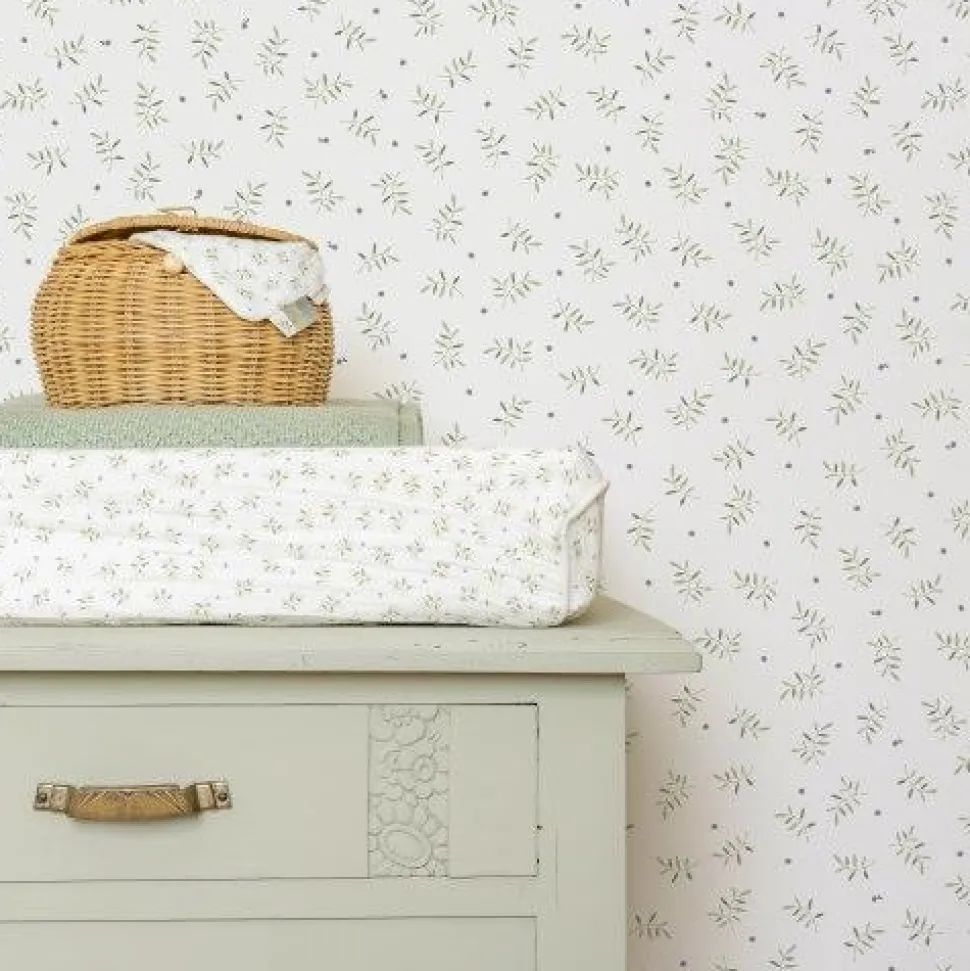 Vliesbehang - Meerkleurig - Essentials - Blueberry Leaves