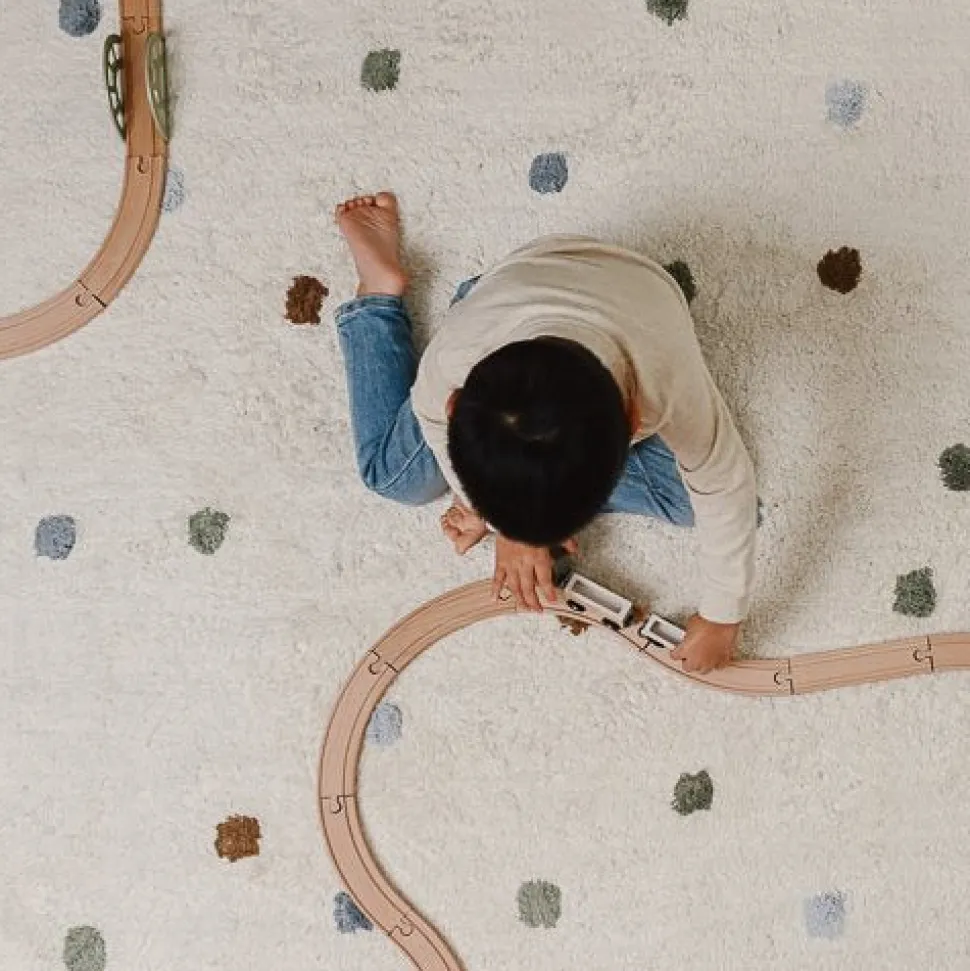 Vloerkleed stippen - Meerkleurig - Essentials