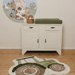 Vloerkleed tractor - Groen - Little Farm