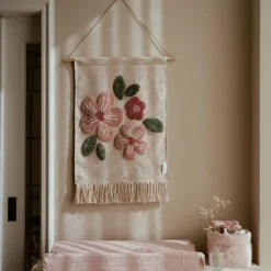 Wandkleed bloem - Wit - Fairy Garden