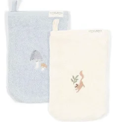 Washandjes set - Blauw - Forest Friends