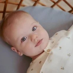 Wieg hoeslaken - Blauw - Essentials