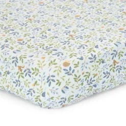 Wieg hoeslaken - Blauw - Forest Friends - Forest Adventure