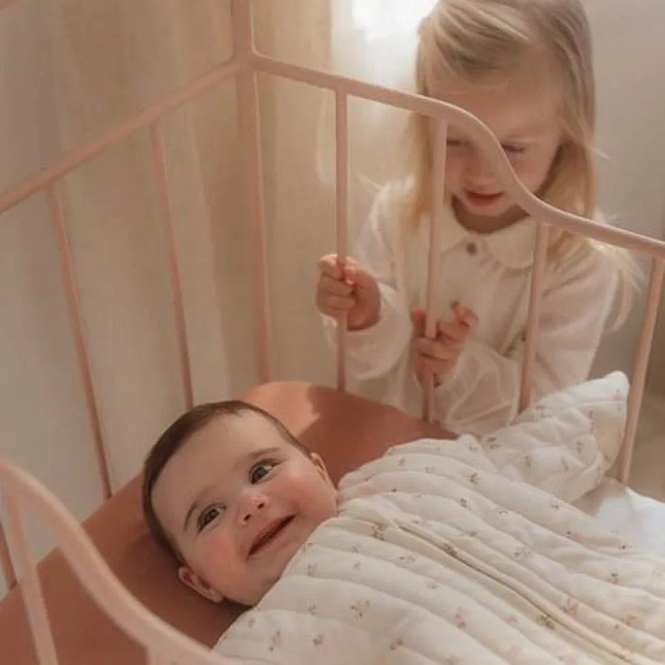 Wieg hoeslaken - Roze - Essentials