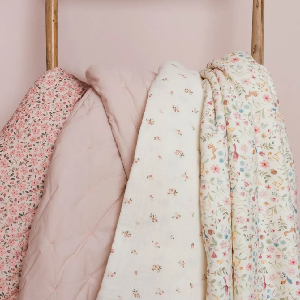 Wiegdeken - Wit - Fairy Garden - Fairy Blossom