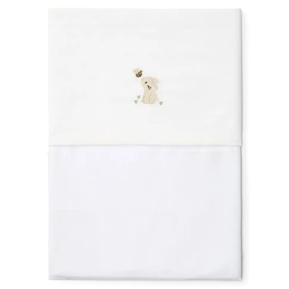 Wieglaken - Wit - Newborn Naturals - Baby Bunny