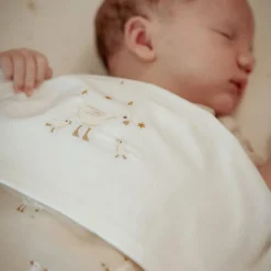 Wieglaken - Wit - Newborn Naturals - Little Goose