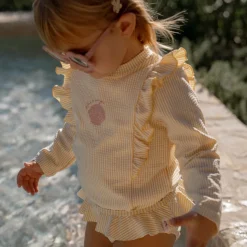 Zwemshirt lange mouw - Geel - Ocean Treasures